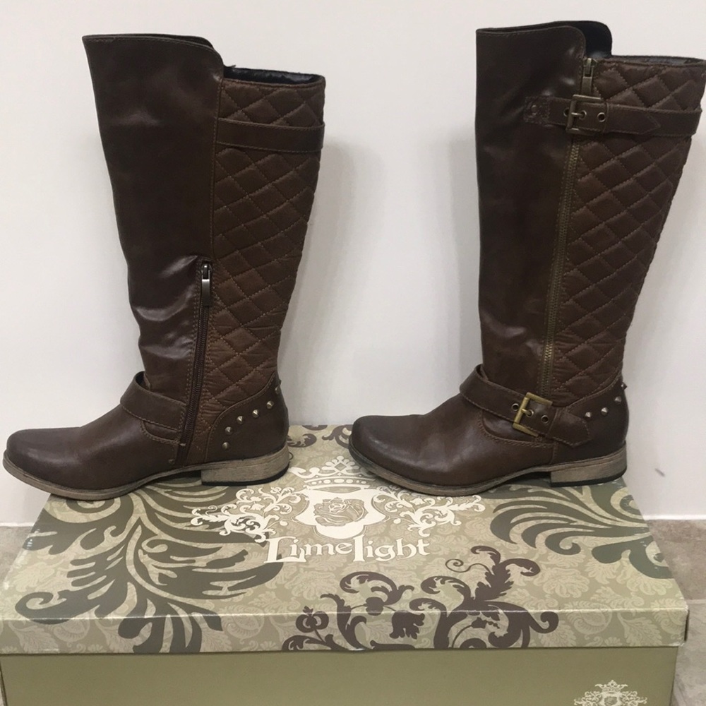 Brown Boots By Lime Light